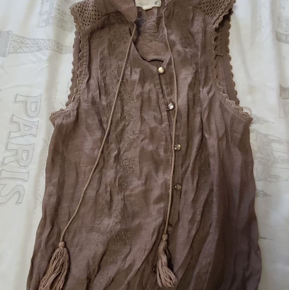 Brown shirt